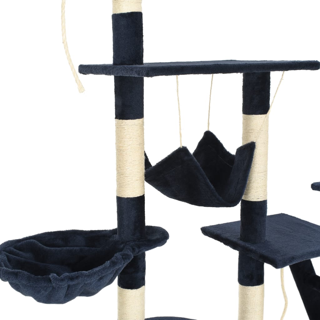 Double arbre à chat bleu 230-250 XXL Double arbre à chat bleu 230-250 XXL – Image 6